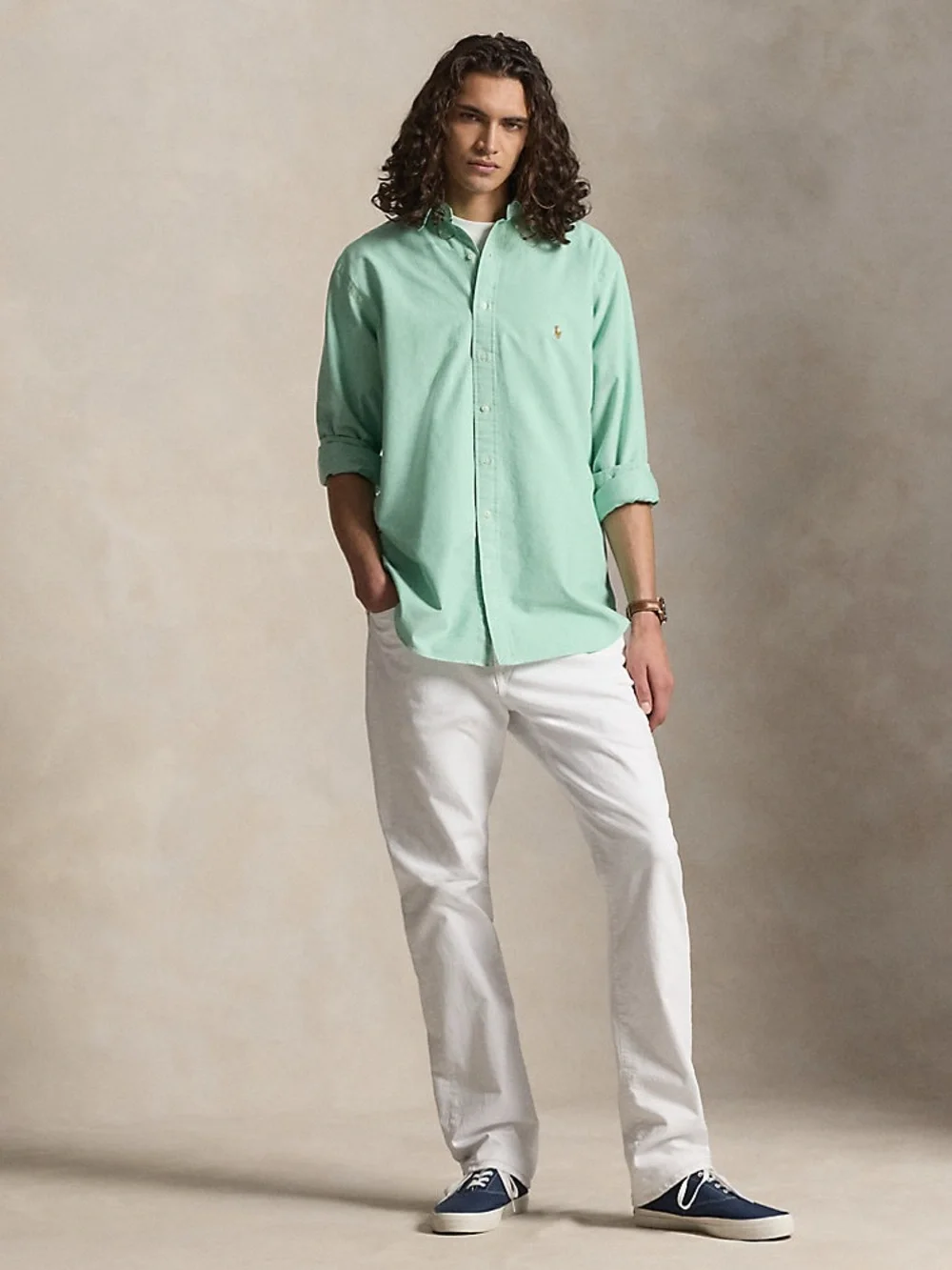 Polo by Ralph Lauren Light Mint Green Oxford Button-Down Shirt
